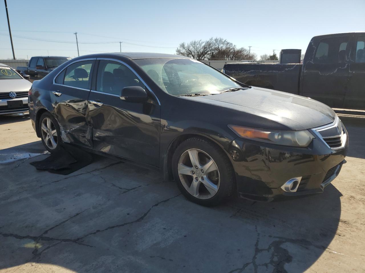 2012 Acura TSX VIN JH4CU2F42CC002969 Copart auction photo, side / hail damage thumbnail 4