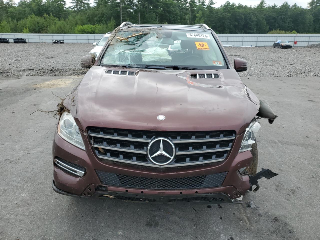 2013 Mercedes-Benz M-klasse VIN 4JGDA5HB9DA172587 Copart auction photo, all over damage thumbnail 5