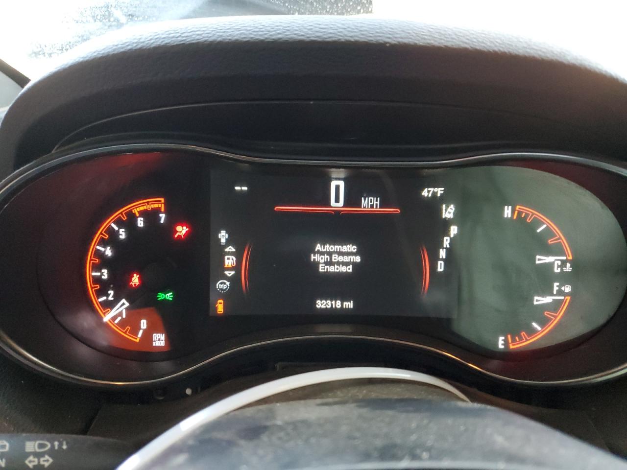 2019 Dodge Durango VIN 1C4SDJCT1KC692621 Copart auction photo, front end damage thumbnail 9