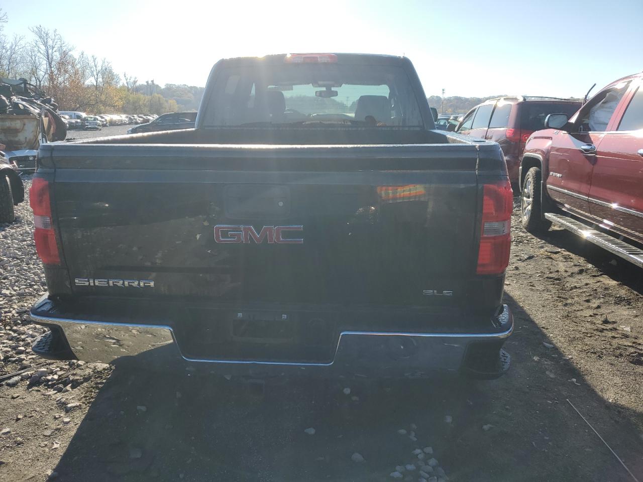 2014 GMC Sierra VIN 3GTU2UEC1EG568332 Copart auction photo, side damage thumbnail 6