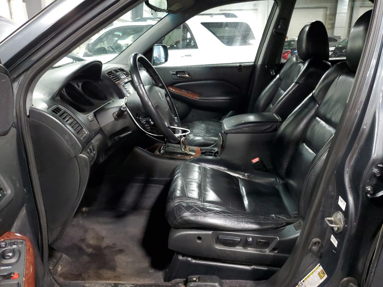 2005 Acura MDX VIN 2HNYD18855H524135 Copart auction photo, side / front end damage thumbnail 7