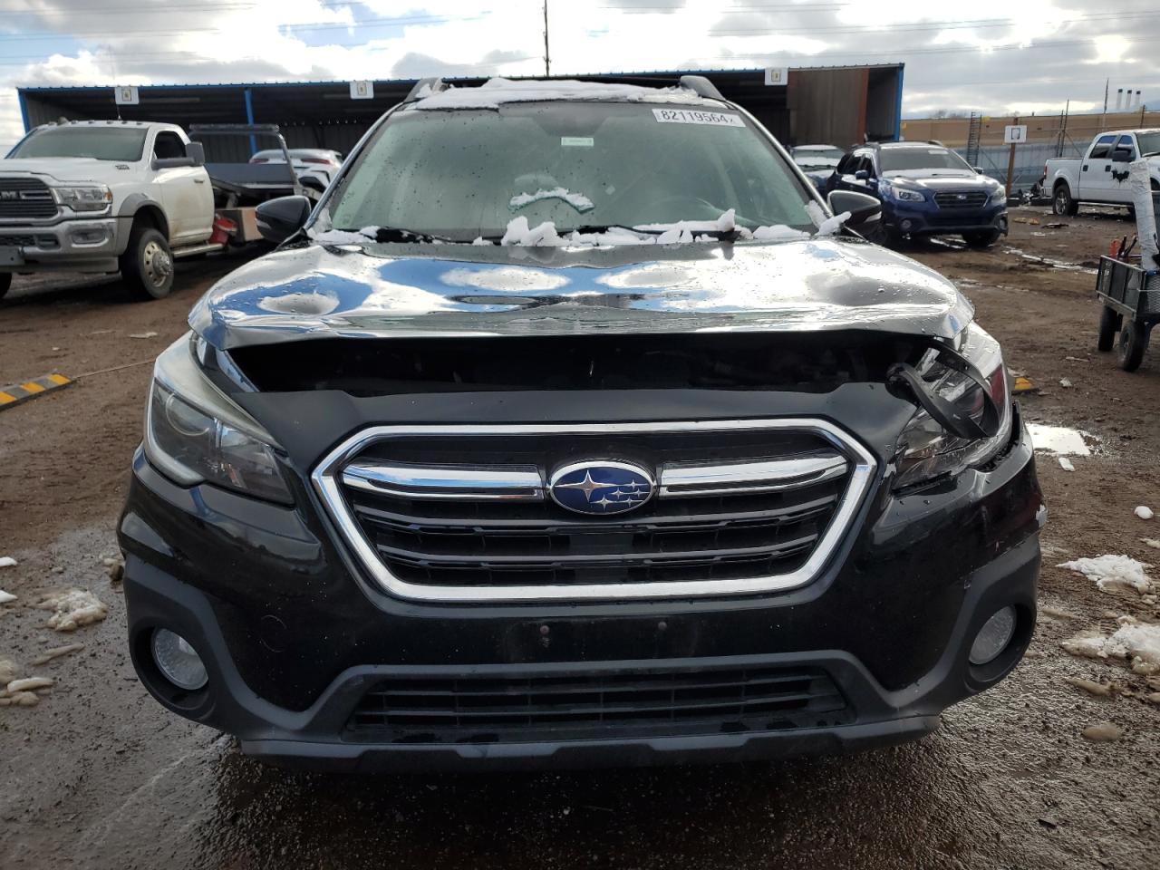 2019 Subaru Outback VIN 4S4BSAHC3K3219815 Copart auction photo, front end damage thumbnail 5