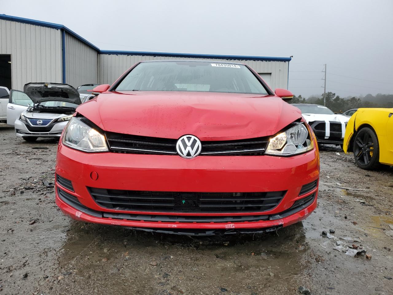 2017 Volkswagen Golf VIN 3VW217AU5HM002431 Copart auction photo, front end damage thumbnail 5
