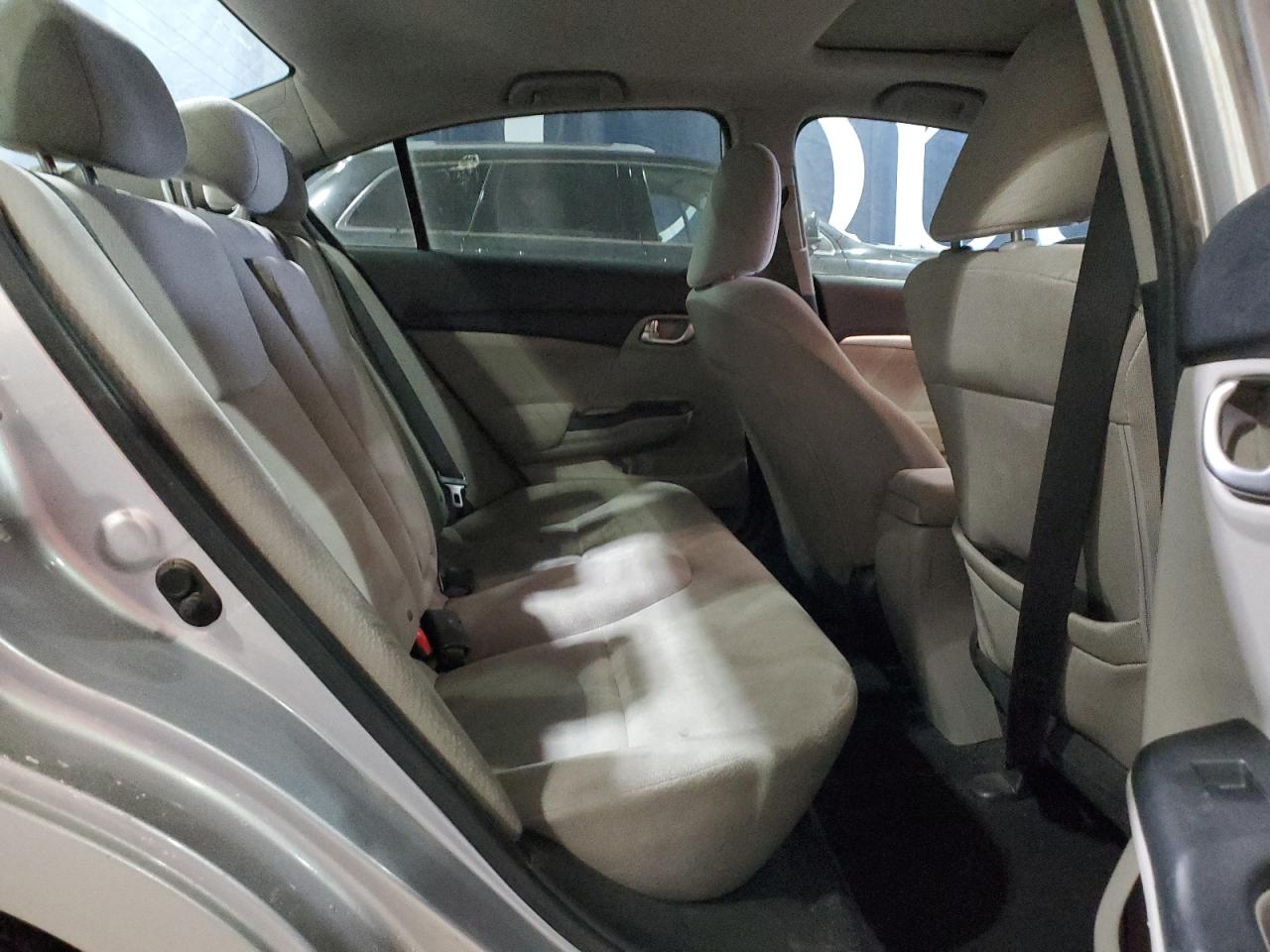 2013 Honda Civic VIN 2HGFB2F80DH507481 Copart auction photo, side damage thumbnail 10