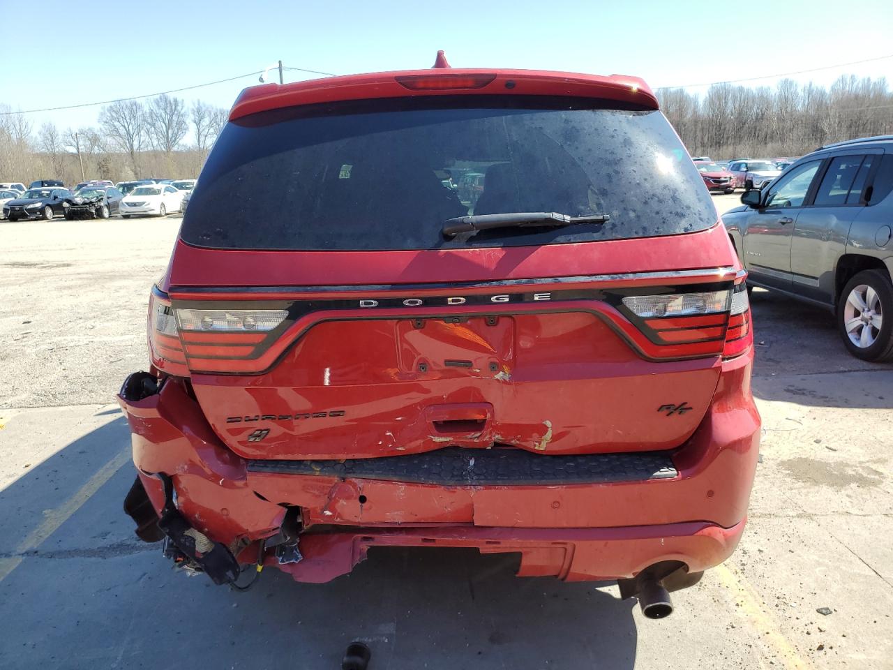 2019 Dodge Durango VIN 1C4SDJCTXKC634118 Copart auction photo, rear end / front end damage thumbnail 6