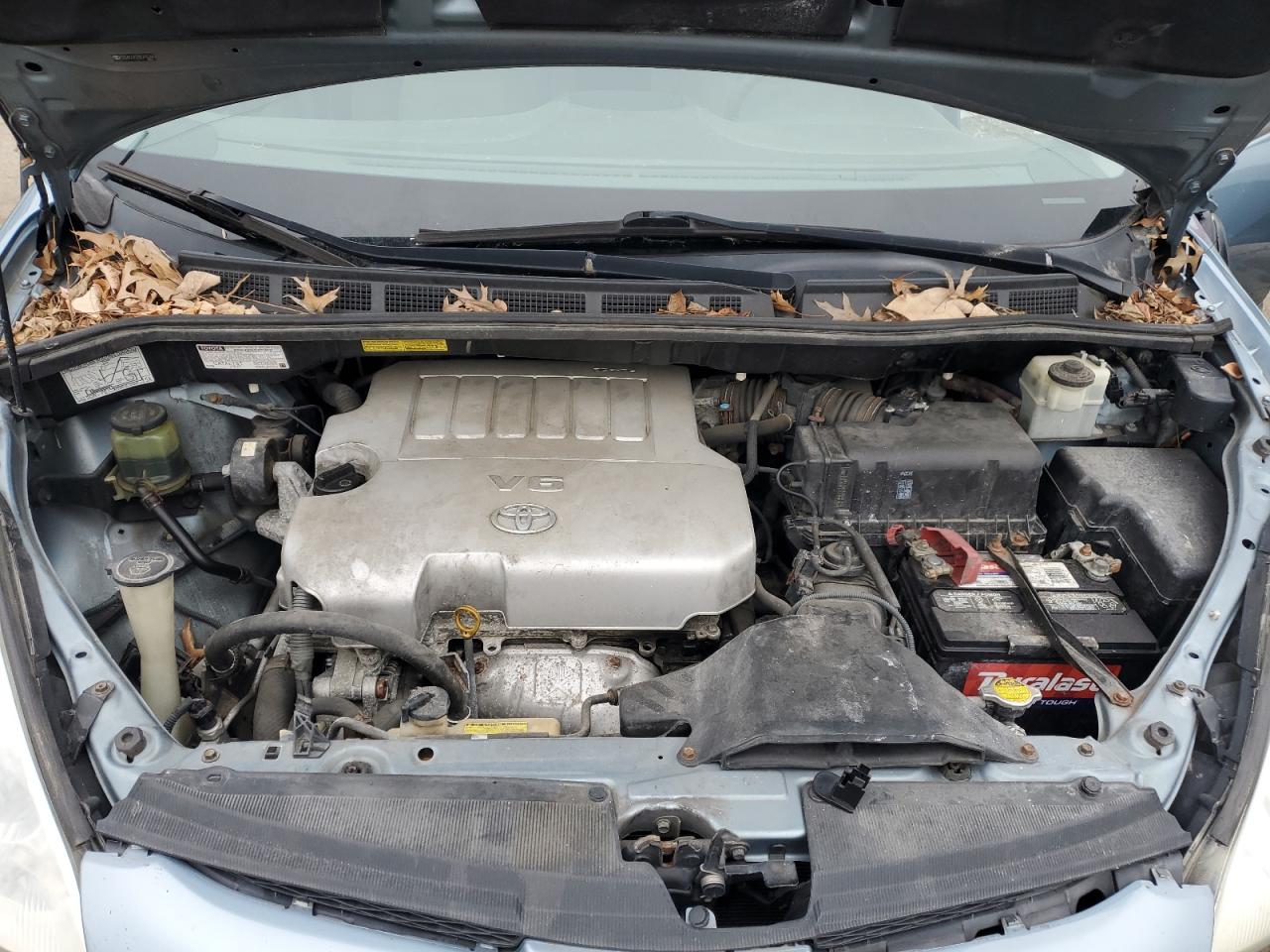 2009 Toyota Sienna VIN 5TDZK23C79S276544 Copart auction photo, front end / side damage thumbnail 12