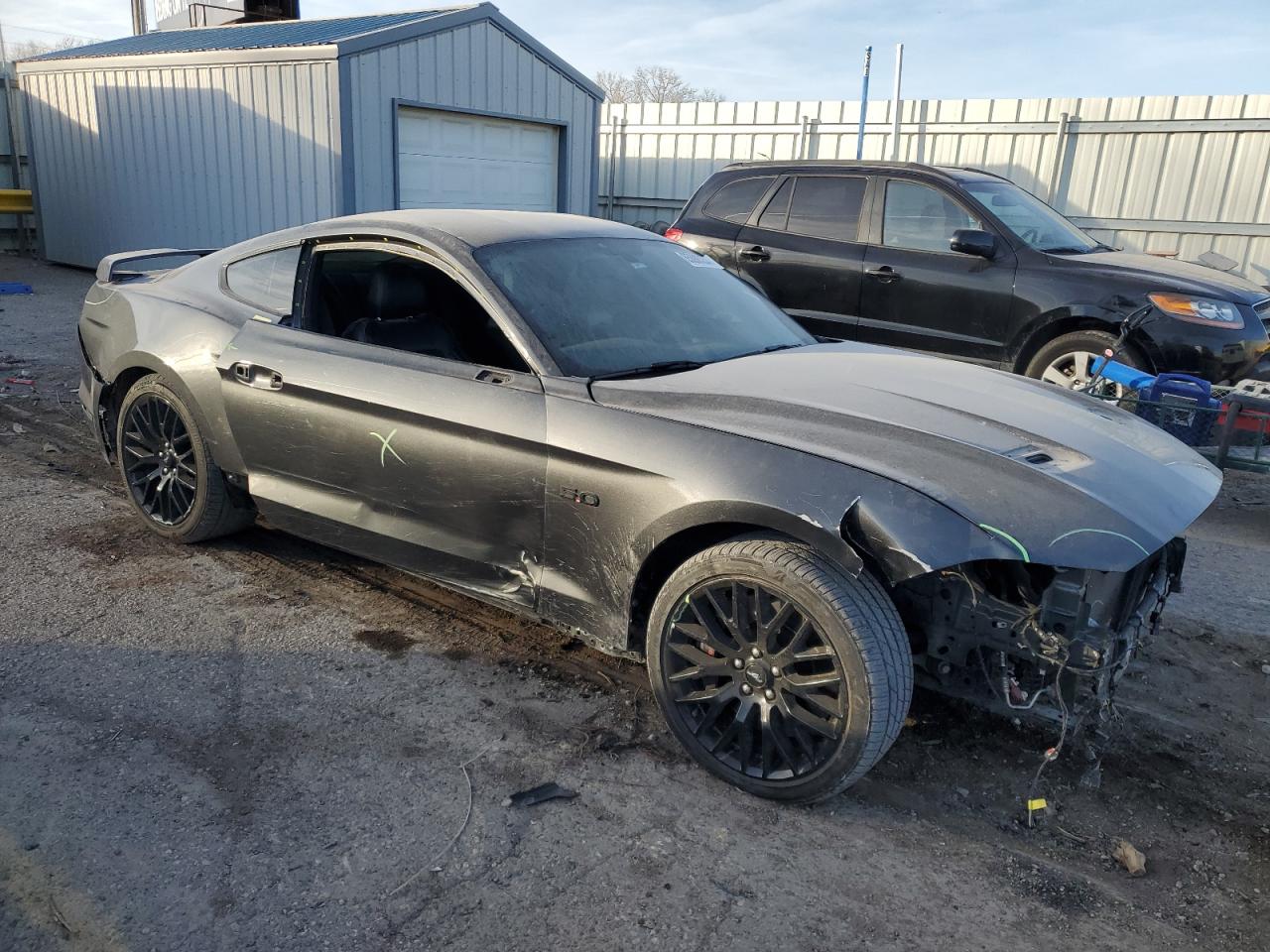 2019 Ford Mustang VIN 1FA6P8CF7K5148050 Copart auction photo, all over damage thumbnail 4
