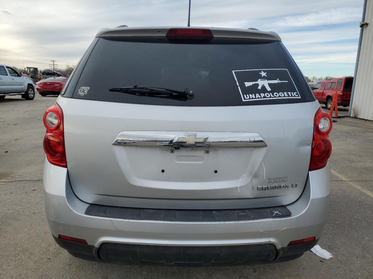 2014 Chevrolet Equinox VIN 1GNALBEK6EZ100986 Copart auction photo, all over / undercarriage damage thumbnail 6