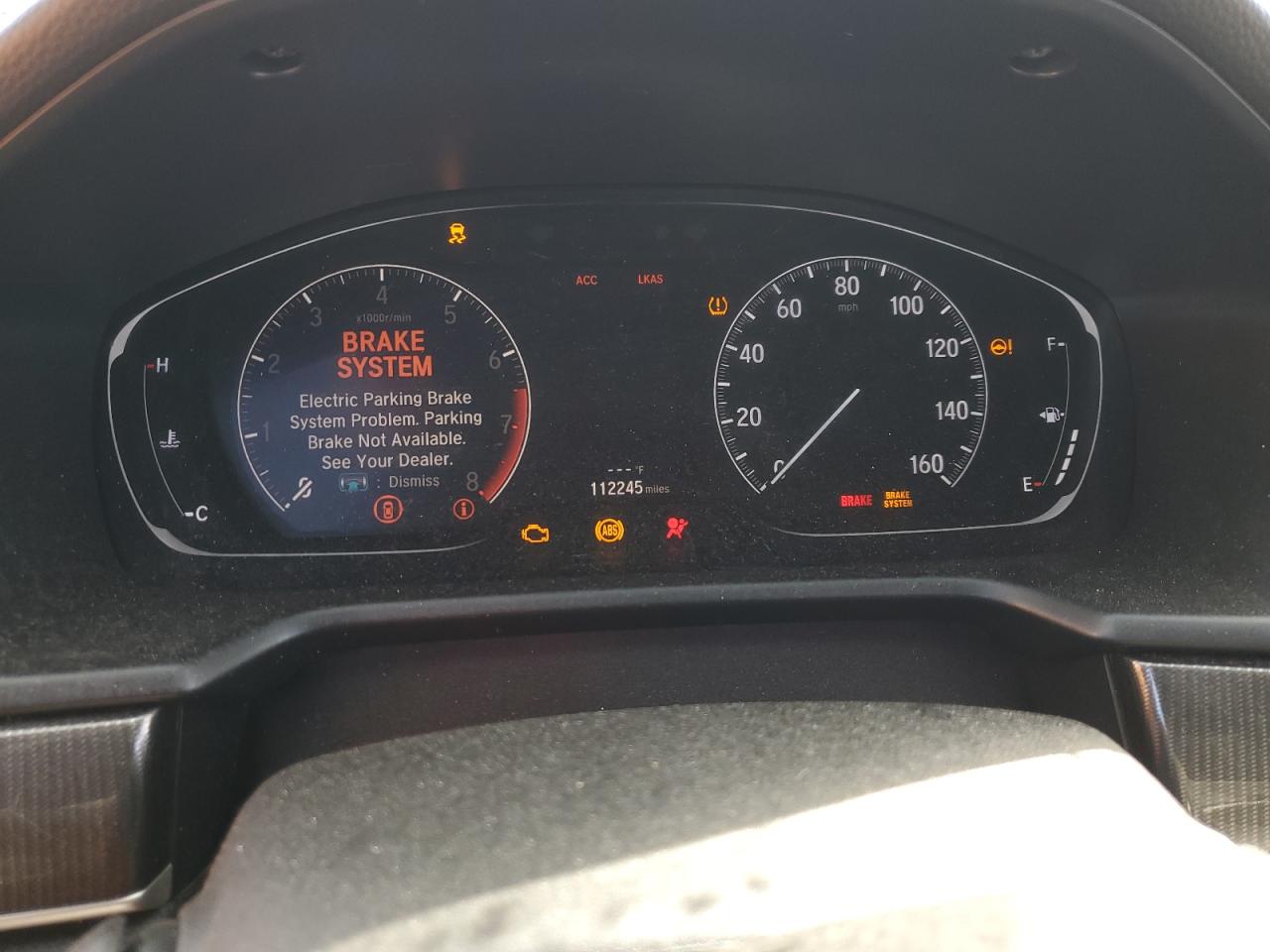 2018 Honda Accord VIN 1HGCV1F36JA210735 Copart auction photo, vandalism / stripped damage thumbnail 9