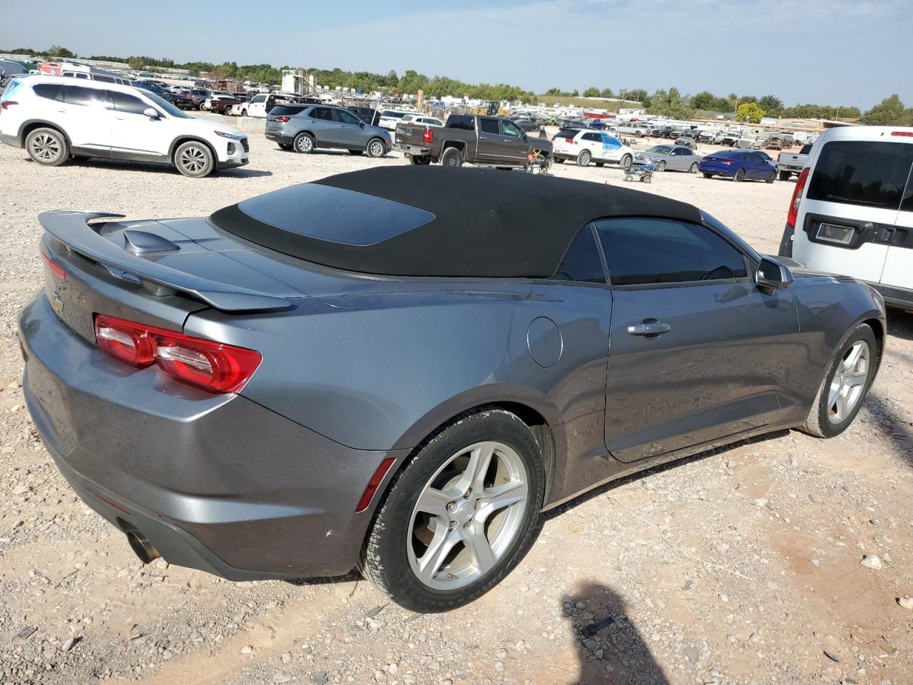 2020 Chevrolet Camaro VIN 1G1FB3DX2L0103107 Copart auction photo, hail / minor dent/scratches damage thumbnail 3