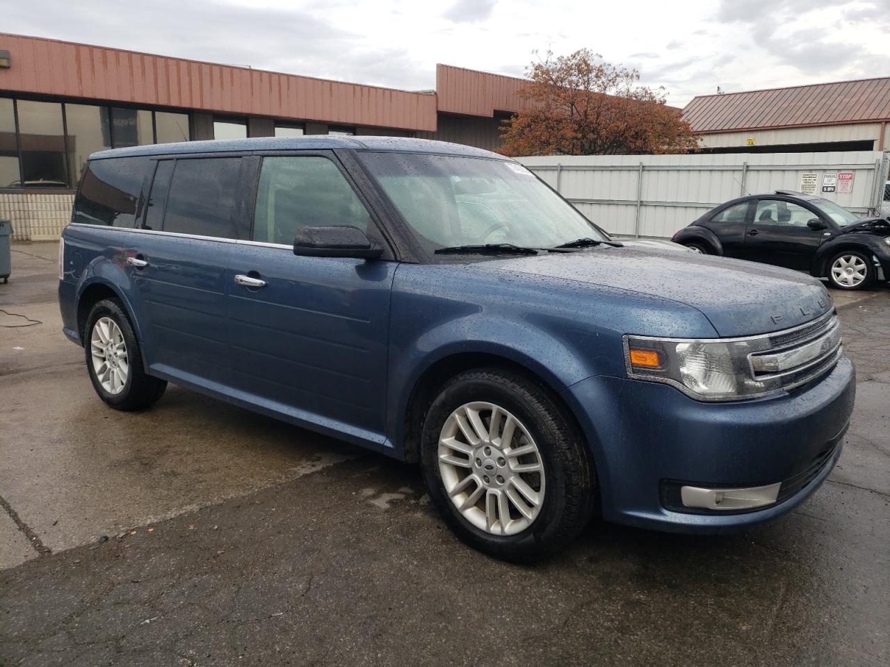 2018 Ford Flex VIN 2FMHK6C83JBA10695 Copart auction photo, front end damage thumbnail 4
