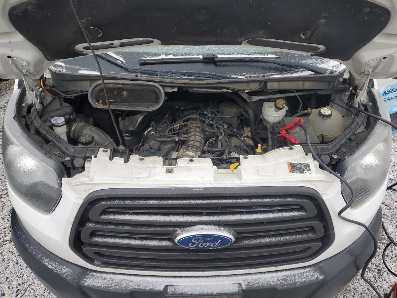 2015 Ford Transit VIN 1FTNR2CG4FKB21496 Copart auction photo, rear end / side damage thumbnail 11