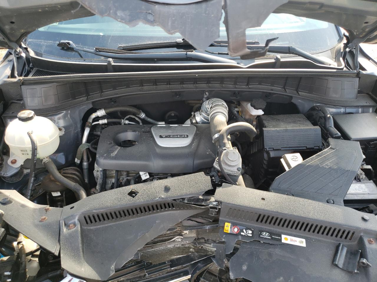 2017 Hyundai Tucson VIN KM8J3CA22HU419318 Copart auction photo, front end / minor dent/scratches damage thumbnail 12