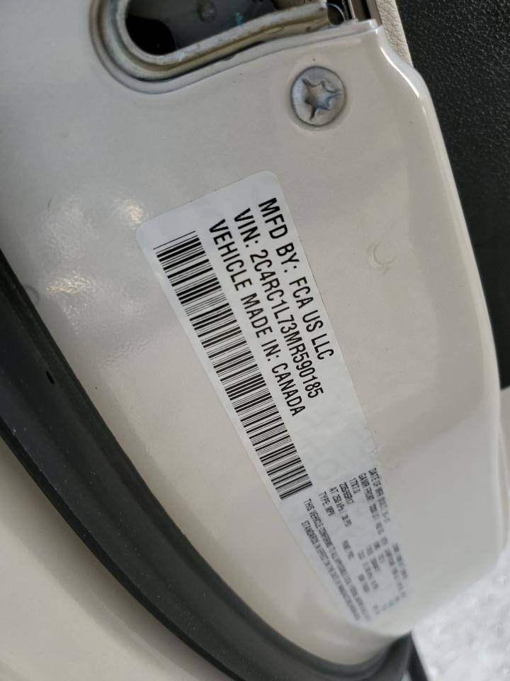 2021 Chrysler Pacifica VIN 2C4RC1L73MR590185 Copart auction photo, water/flood damage thumbnail 14