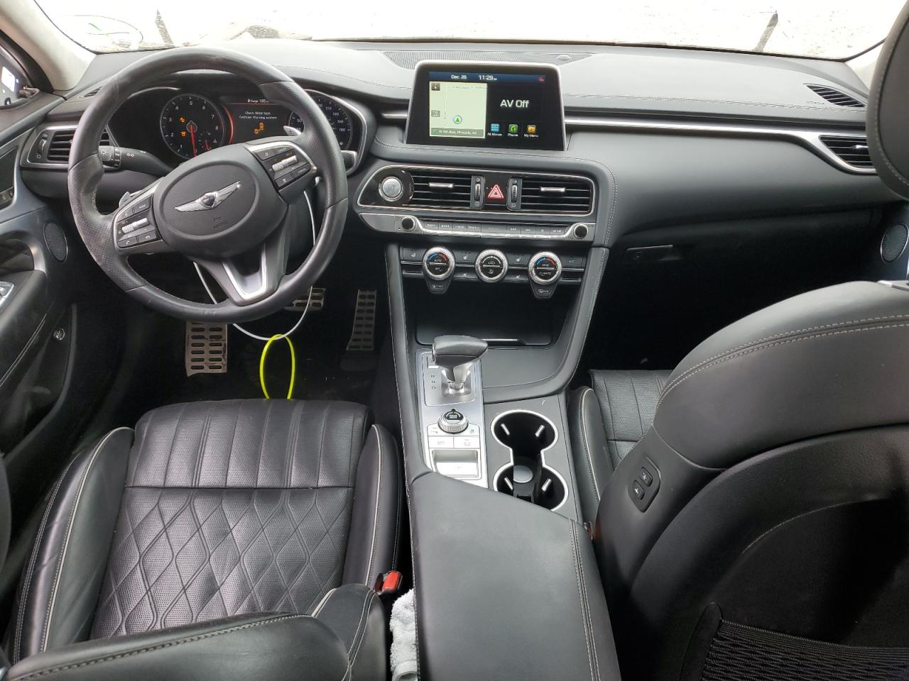 2020 Genesis G70 VIN KMTG34LE7LU058240 Copart auction photo, all over damage thumbnail 8