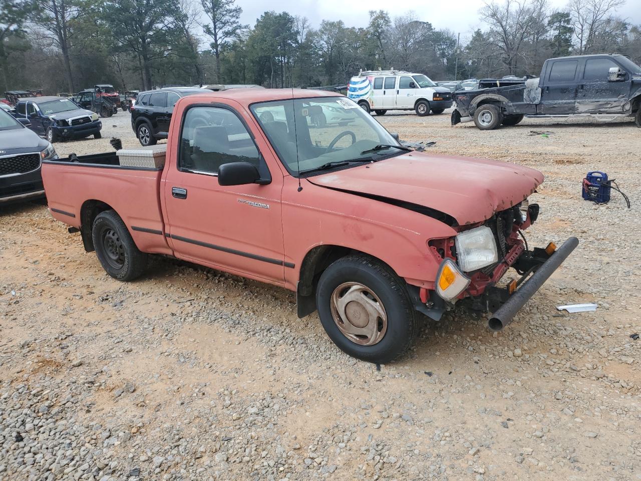 1999 Toyota Tacoma VIN 4TANL42N6XZ451352 Copart auction photo, front end damage thumbnail 4