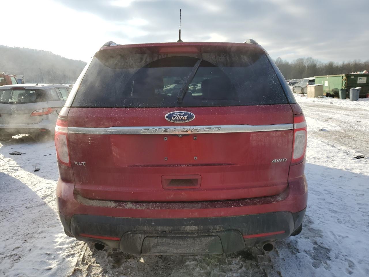 2014 Ford Explorer VIN 1FM5K8D85EGC44073 Copart auction photo, front end damage thumbnail 6