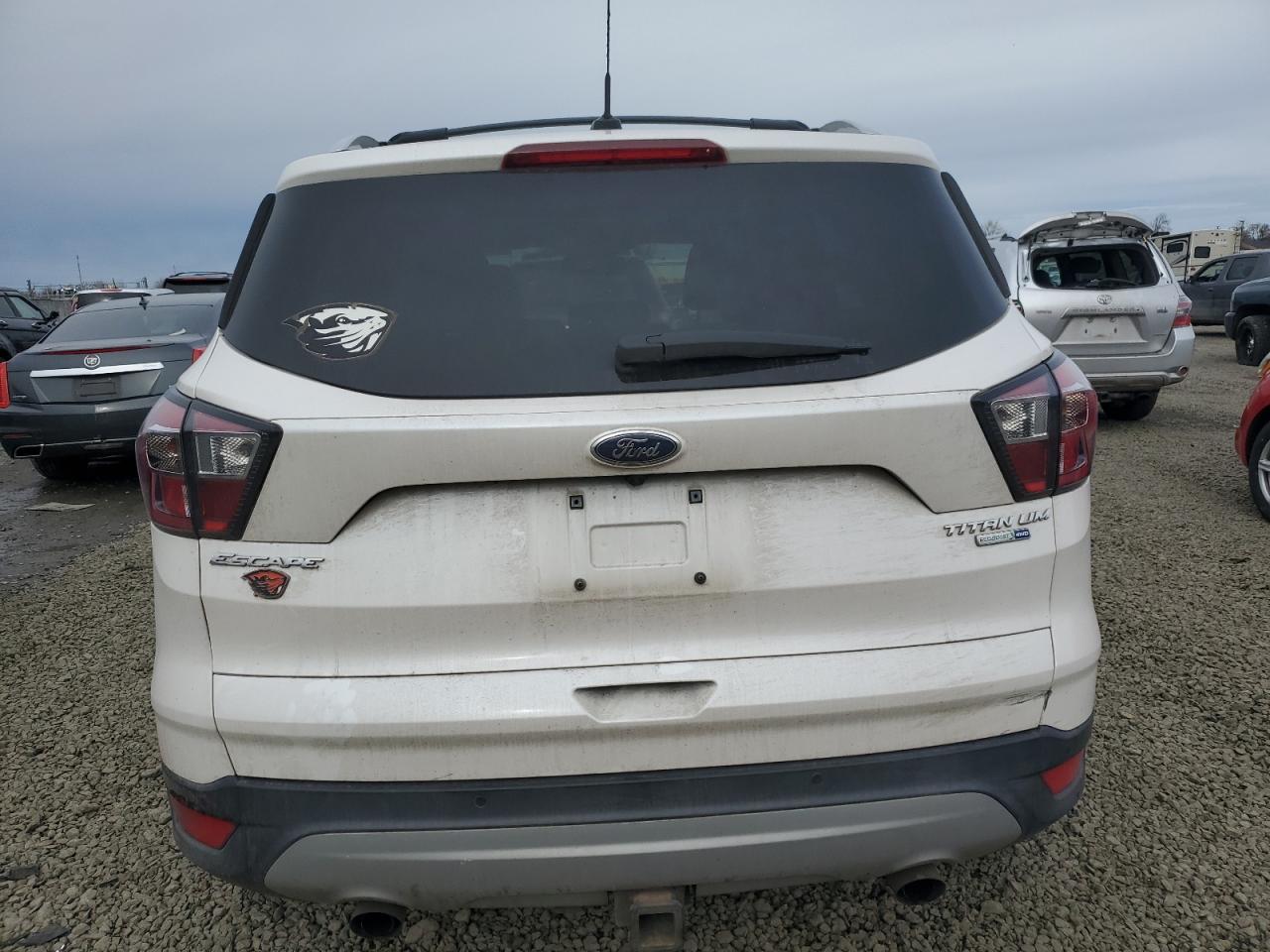 2017 Ford Escape VIN 1FMCU9J92HUC02485 Copart auction photo, front end damage thumbnail 6