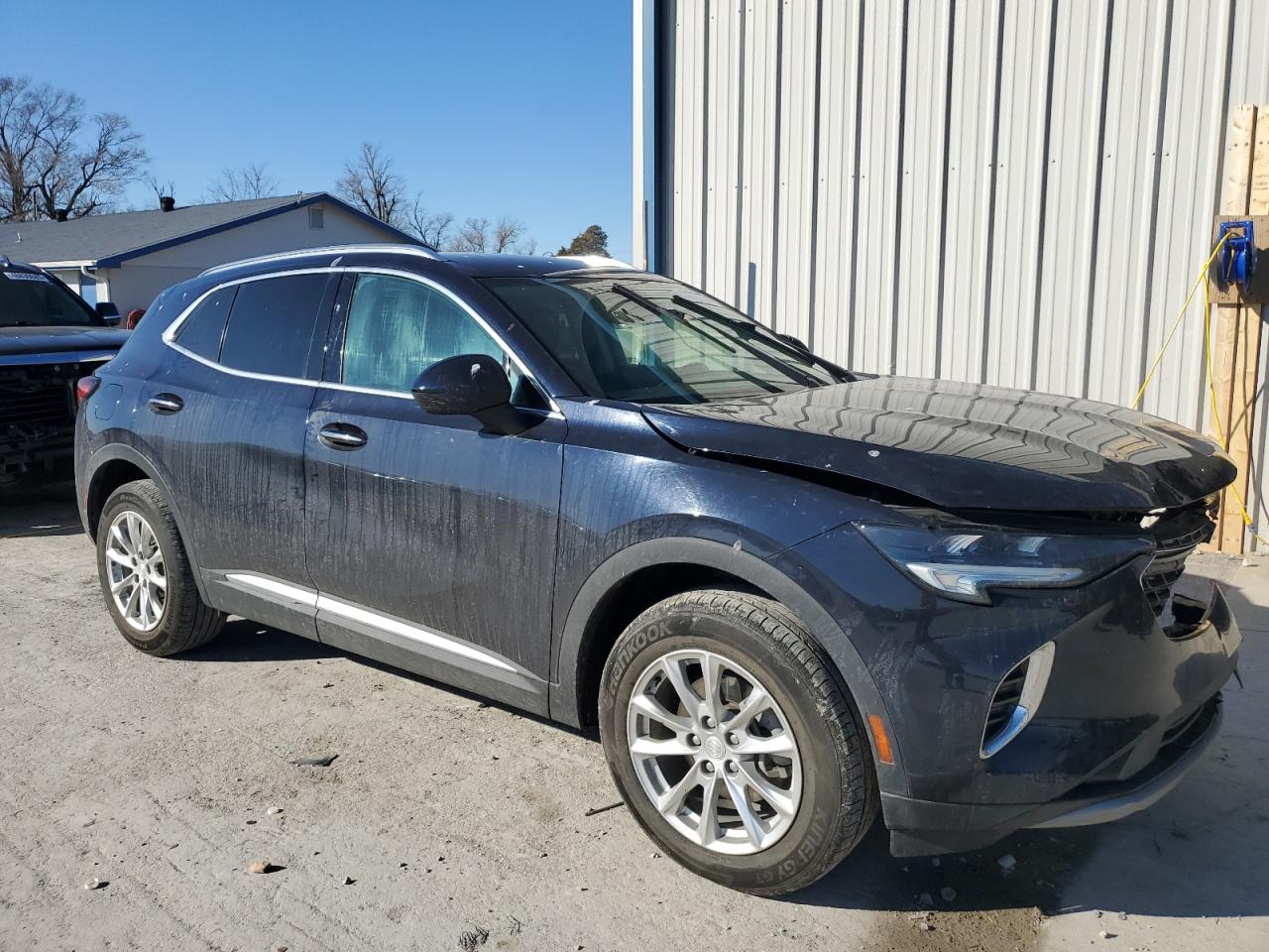 2021 Buick Envision VIN LRBFZMR46MD163553 Copart auction photo, front end damage thumbnail 4
