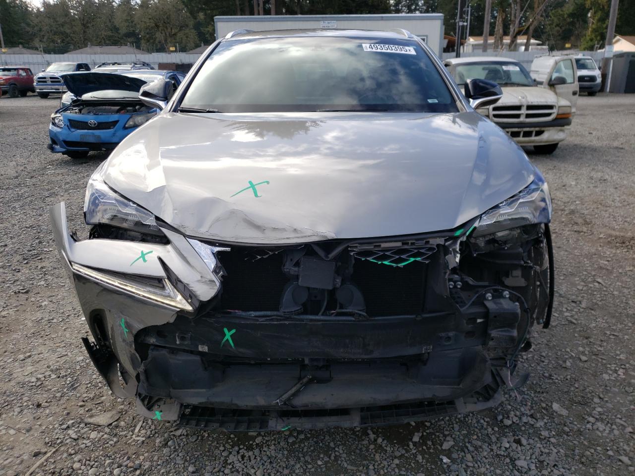 2017 Lexus NX VIN JTJBARBZ1H2136737 Copart auction photo, front end damage thumbnail 5