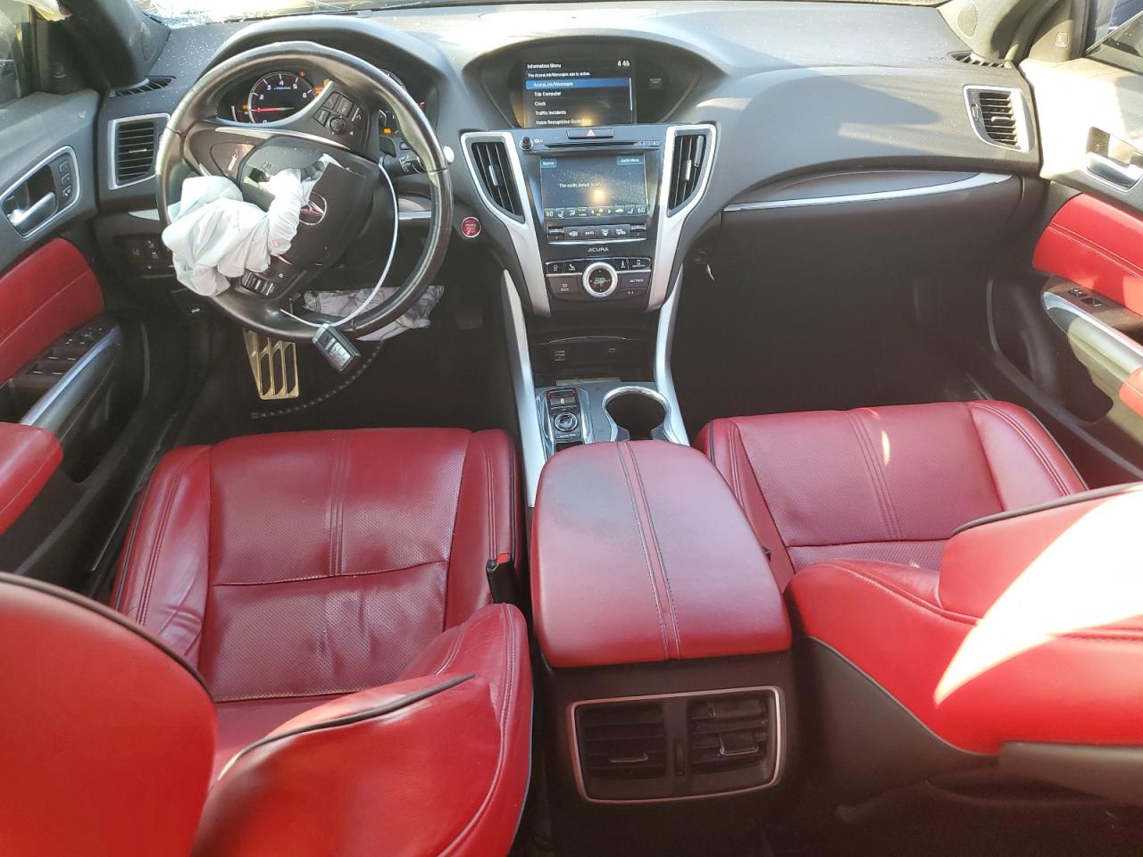 2019 Acura TLX VIN 19UUB2F63KA001192 Copart auction photo, front end / side damage thumbnail 8