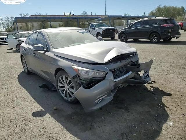 2014 Infiniti Q50 VIN JN1BV7AP0EM677793 Copart auction photo, front end damage thumbnail 11