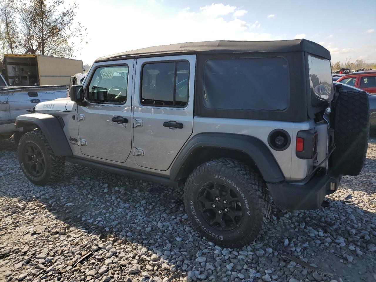2021 Jeep Wrangler VIN 1C4HJXDN5MW744596 Copart auction photo, undercarriage damage thumbnail 2