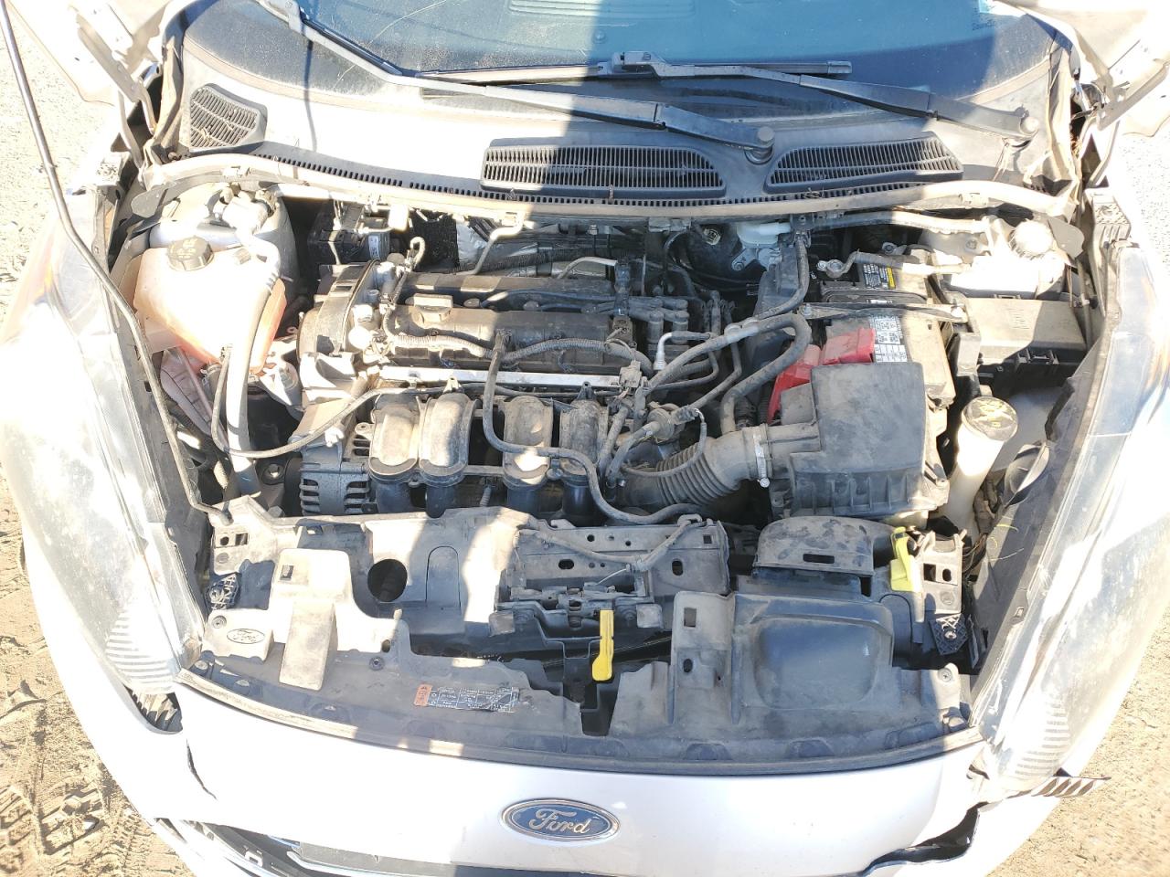 2018 Ford Fiesta VIN 3FADP4AJ9JM129774 Copart auction photo, front end damage thumbnail 11