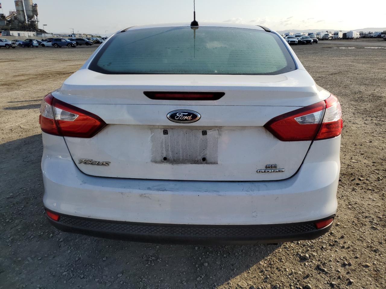 2012 Ford Focus VIN 1FAHP3F22CL435216 Copart auction photo, burn damage thumbnail 6