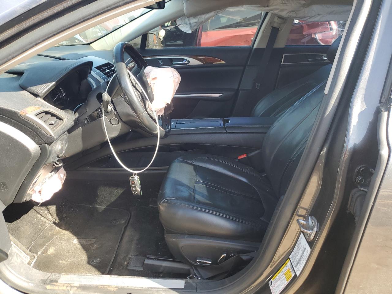 2016 Lincoln MKZ VIN 3LN6L2LU5GR622661 Copart auction photo, front end / side damage thumbnail 7