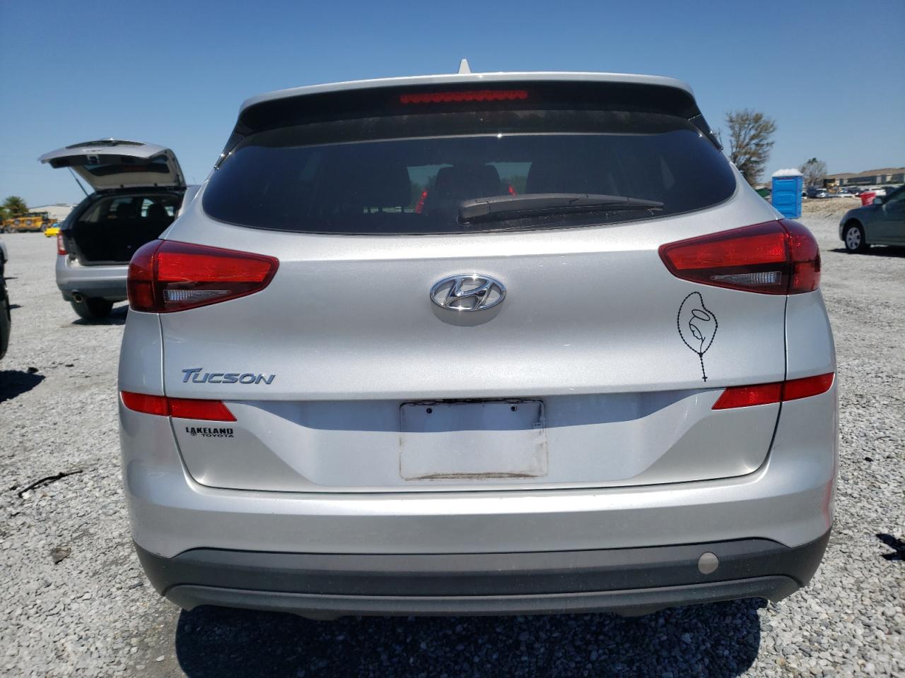 2019 Hyundai Tucson VIN KM8J23A47KU885578 Copart auction photo, front end damage thumbnail 6