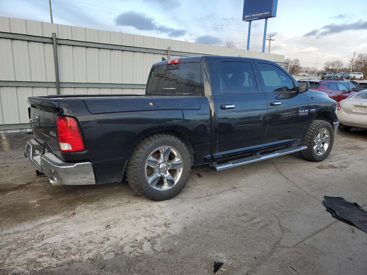 2016 RAM 1500 VIN 1C6RR7LTXGS357526 Copart auction photo, side / rear end damage thumbnail 3