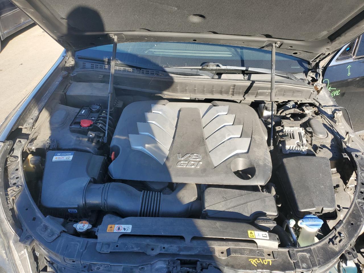 2016 Hyundai Equus VIN KMHGH4JH1GU101176 Copart auction photo, front end / rear end damage thumbnail 11