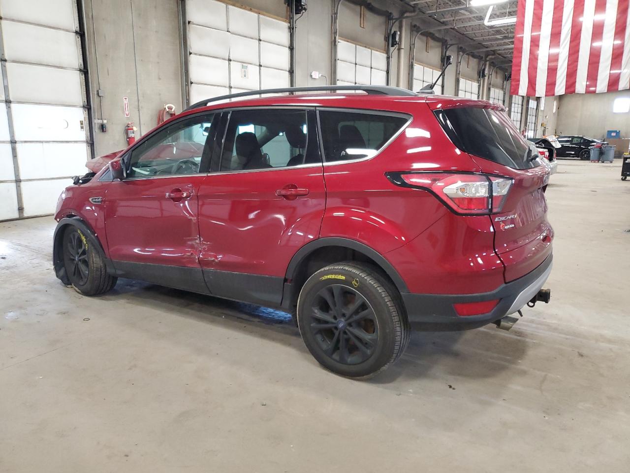 2018 Ford Escape VIN 1FMCU9HD0JUA71976 Copart auction photo, front end / undercarriage damage thumbnail 2
