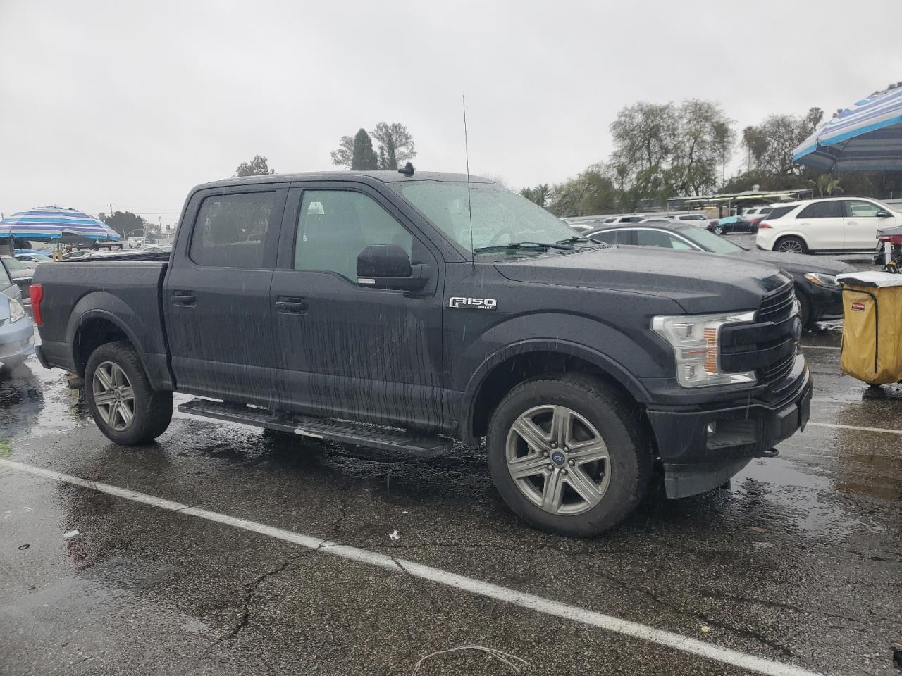 2018 Ford F-150 VIN 1FTEW1EG7JKC95491 Copart auction photo, rear end / minor dent/scratches damage thumbnail 4