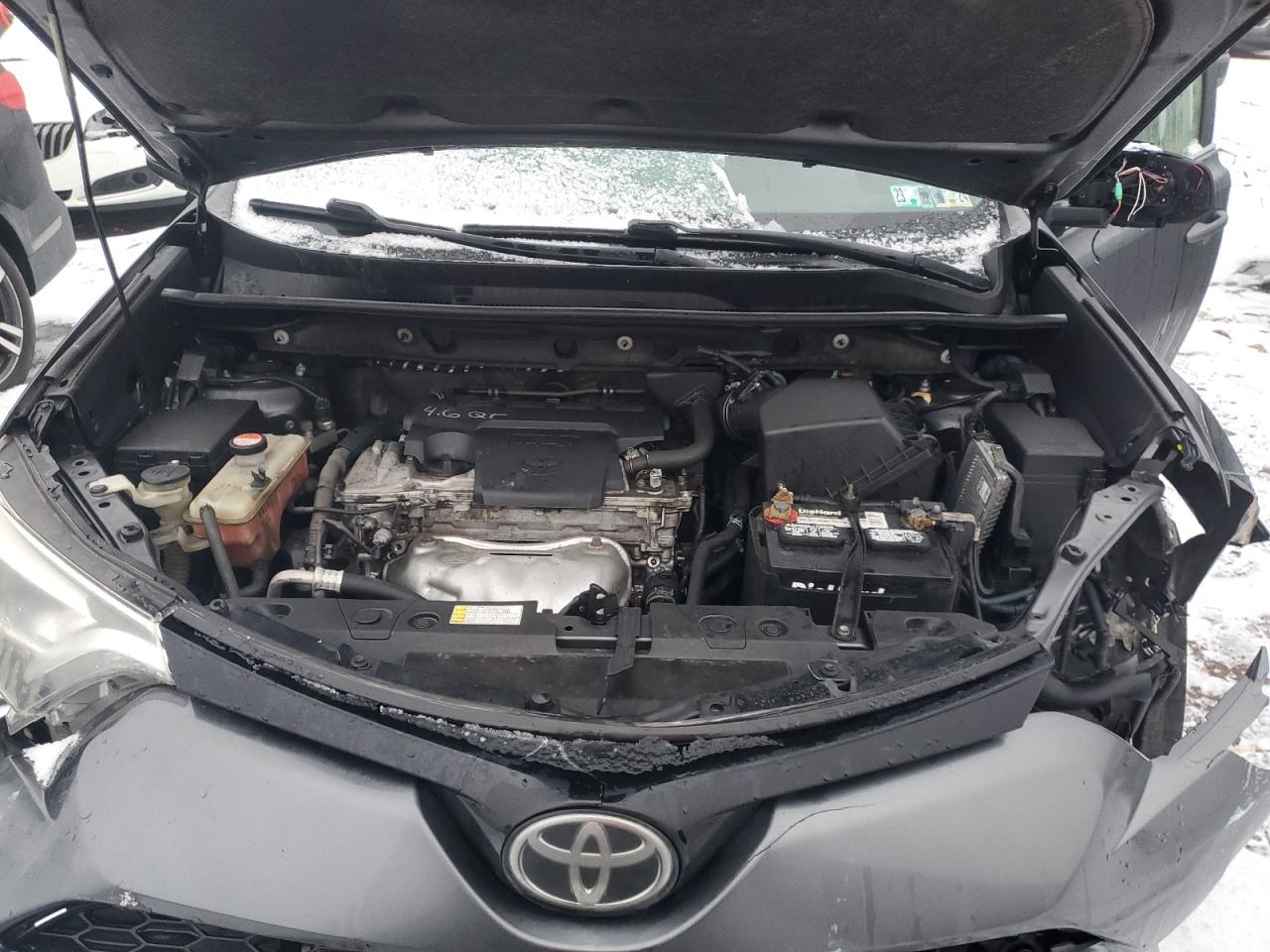 2016 Toyota RAV 4 VIN JTMNFREV3GD086209 Copart auction photo, front end / side damage thumbnail 14