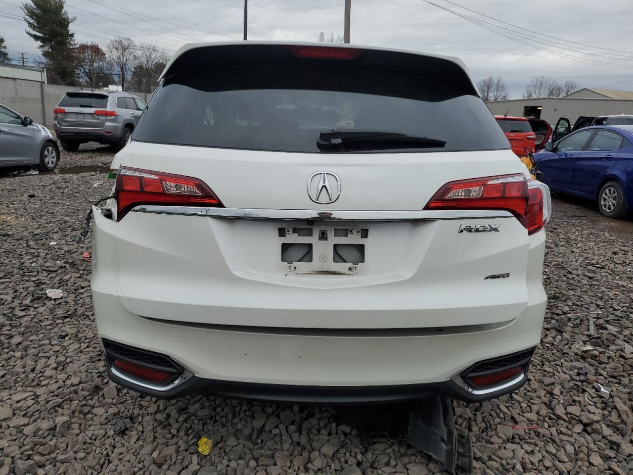 2016 Acura RDX VIN 5J8TB4H57GL006886 Copart auction photo, all over damage thumbnail 6