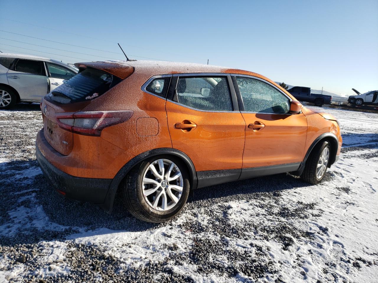 2021 Nissan Rogue VIN JN1BJ1AW0MW441275 Copart auction photo, side / undercarriage damage thumbnail 3