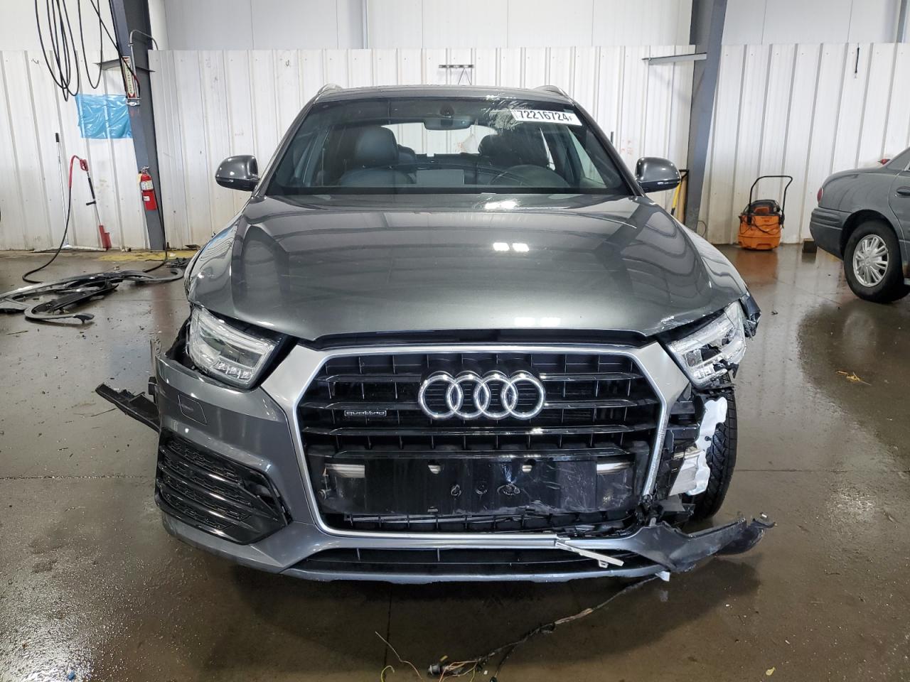 2018 Audi Q3 VIN WA1JCCFS2JR018156 Copart auction photo, all over damage thumbnail 5