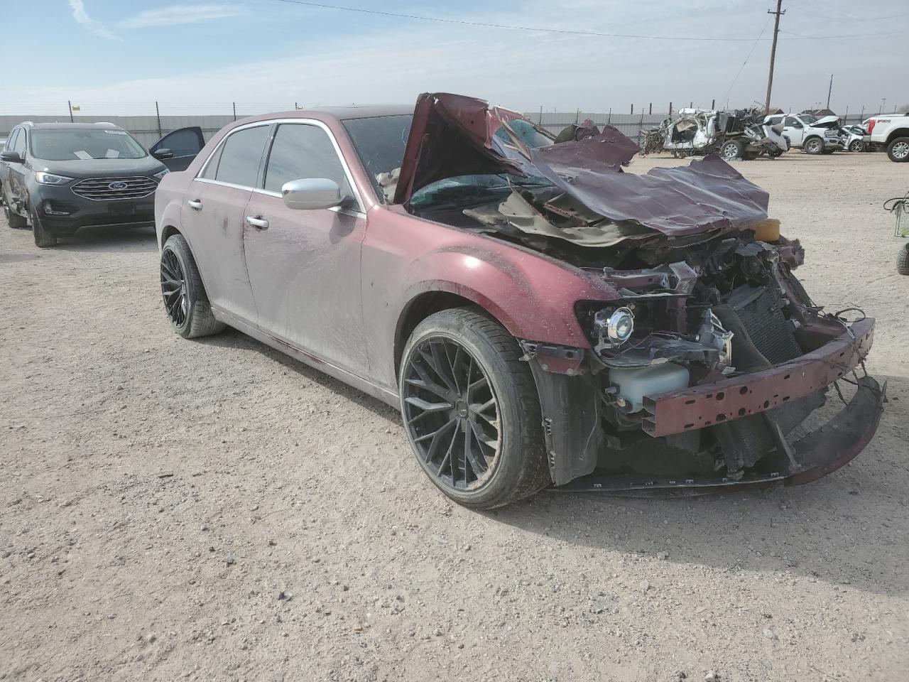 2019 Chrysler 300 VIN 2C3CCAEG9KH631316 Copart auction photo, front end damage thumbnail 4