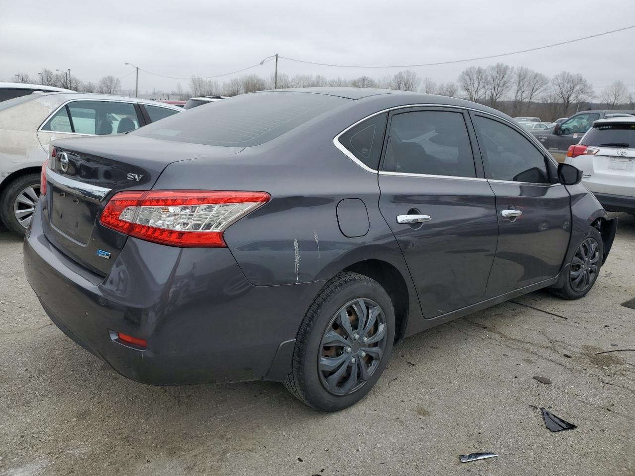 2014 Nissan Sentra VIN 3N1AB7AP2EL675171 Copart auction photo, front end damage thumbnail 3