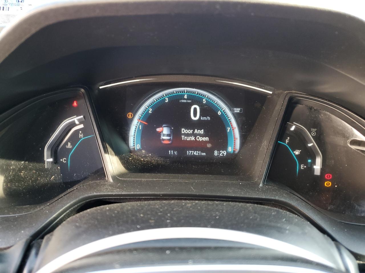 2018 Honda Civic VIN 2HGFC2E57JH003249 Copart auction photo, rear end damage thumbnail 9