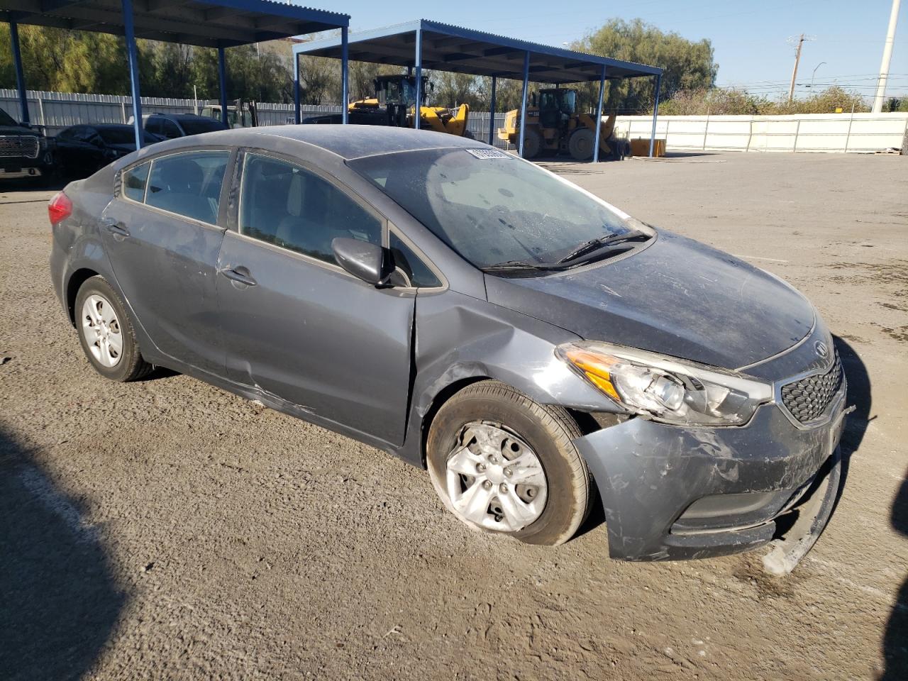 2016 KIA Forte VIN KNAFK4A69G5577411 Copart auction photo, front end damage thumbnail 4