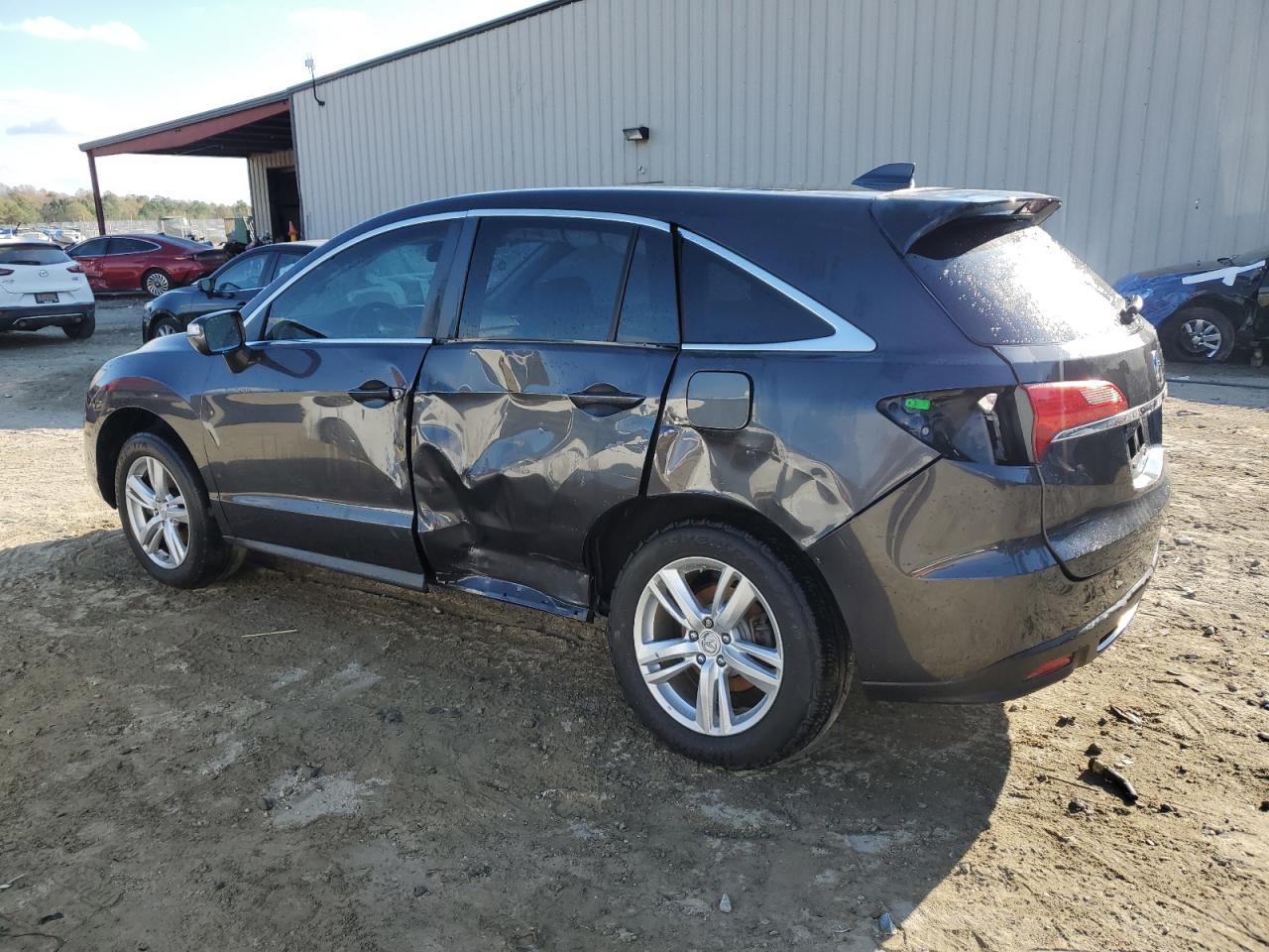 2013 Acura RDX VIN 5J8TB3H32DL009490 Copart auction photo, side / rear end damage thumbnail 2
