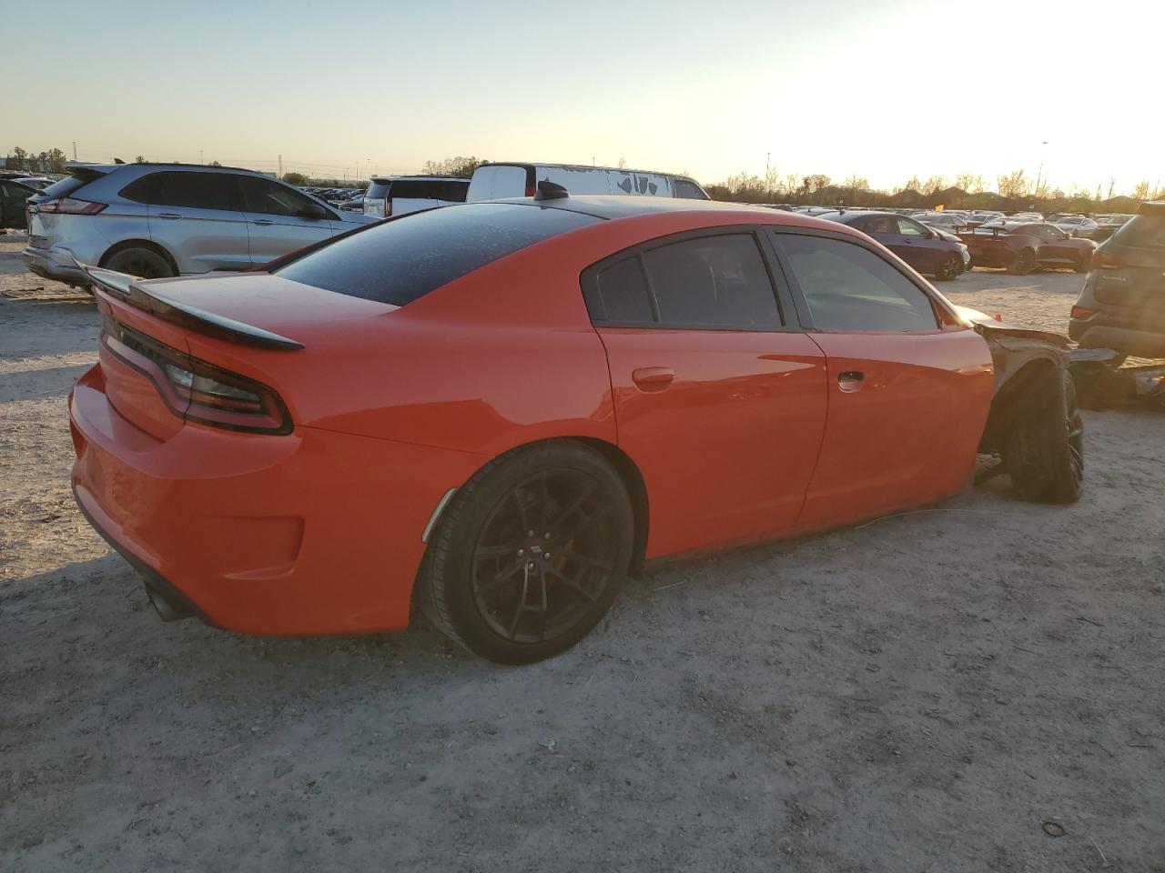 2018 Dodge Charger VIN 2C3CDXGJ9JH286327 Copart auction photo, front end / minor dent/scratches damage thumbnail 3
