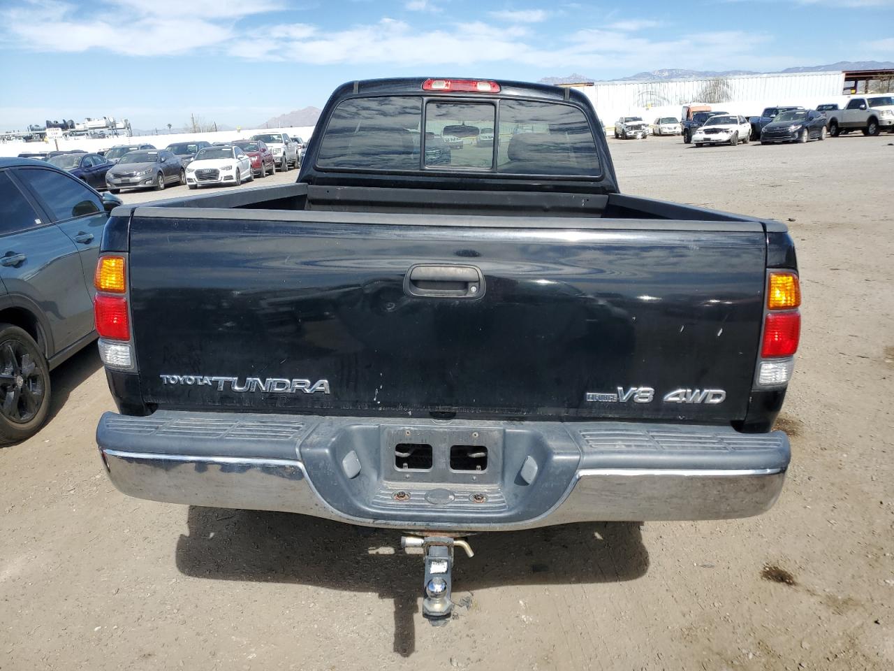 2004 Toyota Tundra VIN 5TBBT44124S445586 Copart auction photo, undercarriage / front end damage thumbnail 6