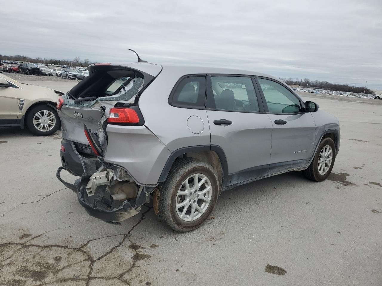 2017 Jeep Grand Cherokee VIN 1C4PJMAS5HW632004 Copart auction photo, rear end damage thumbnail 3