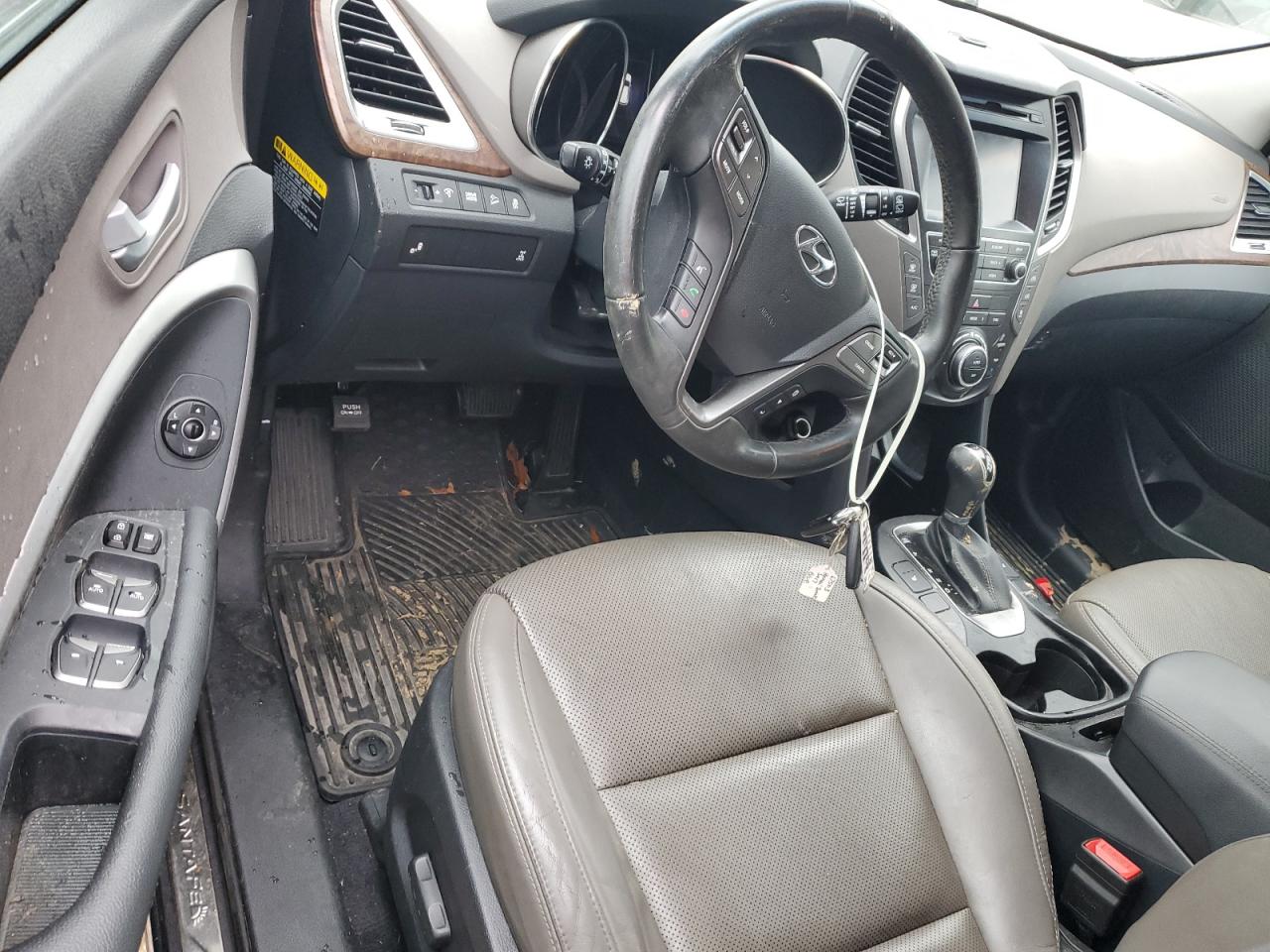 2017 Hyundai Santa Fe VIN KM8SNDHF6HU245122 Copart auction photo, all over damage thumbnail 8