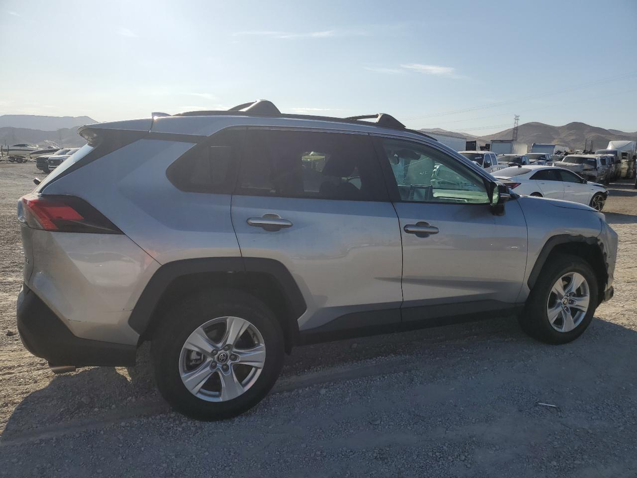 2021 Toyota RAV 4 VIN 2T3W1RFV7MC111243 Copart auction photo, burn damage thumbnail 3