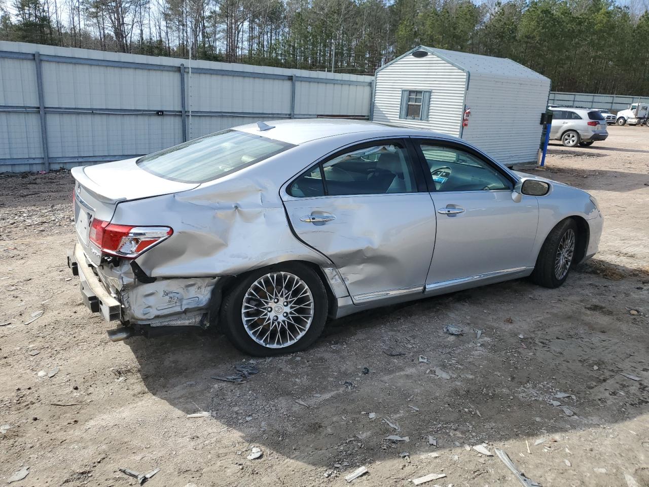 2012 Lexus ES VIN JTHBK1EG7C2505913 Copart auction photo, side / undercarriage damage thumbnail 3